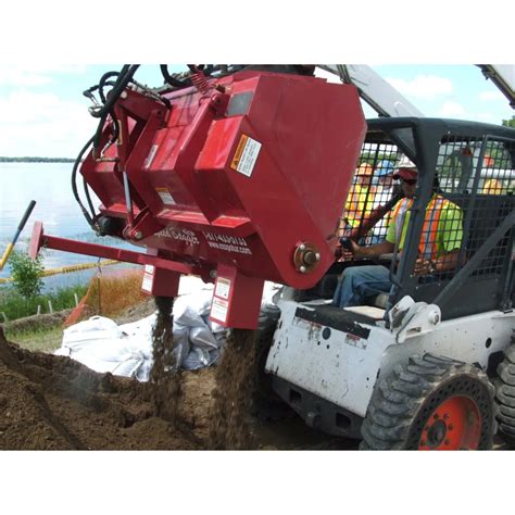 skid steer sand bagger|sand bagger attachments.